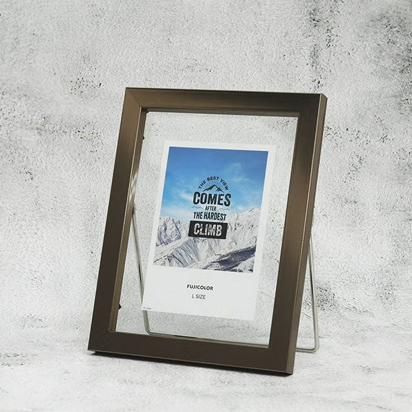 《3月6日発売予定》 フジカラー フローティーフレーム メタル調 L ブロンズ