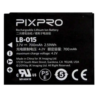 コダック LB-015 充電式 Li-ion電池 kodak PIXPRO WPZ2専用