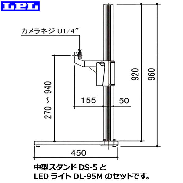 【メーカー直送品/代金引換・同梱不可】 LPL L18381 デジタルデータスタンドDS-5SET