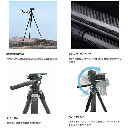Fotopro ORIGIN PLUS VIDEO カーボン三脚