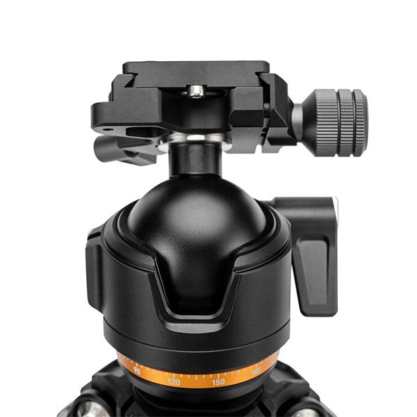 Fotopro Origin カーボン三脚 4段 自由雲台付き