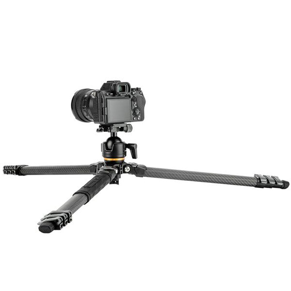 Fotopro Origin カーボン三脚 4段 自由雲台付き