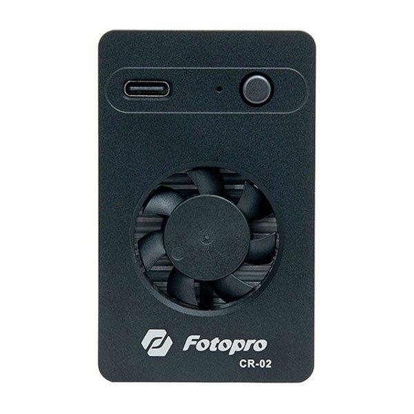 Fotopro CR-02 カメラクーラー カメラ用オーバーヒート防止冷却ファン ペルチェ冷却タイプ ブラック