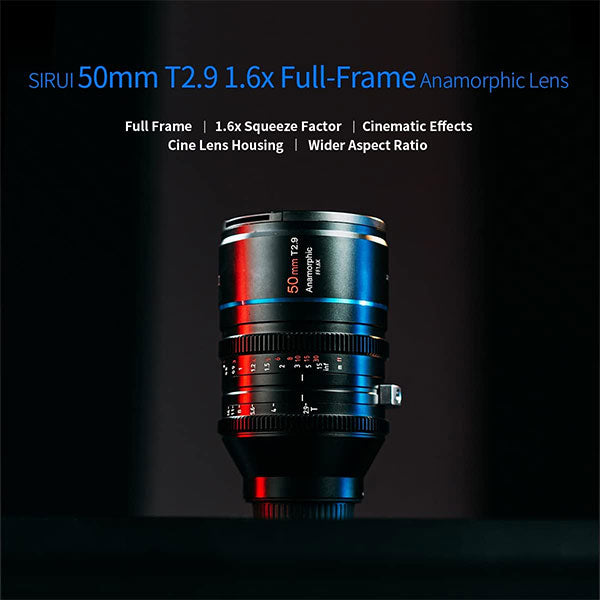 SIRUI FFEK6-R-JP 50mm T2.9 アナモルフィックレンズ Canon RFマウント用 – 写真屋さんドットコム