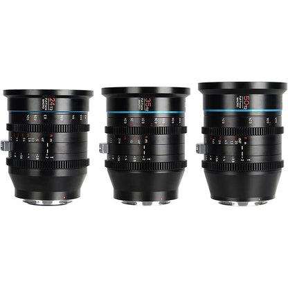 SIRUI Jupiter Set A-PL-JP 24/35/50mm マクロ/単焦点シネマレンズ PLマウント用 3本セット