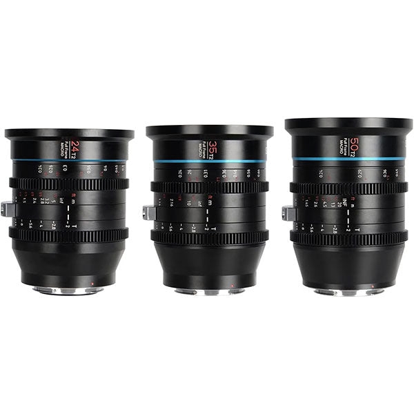 SIRUI Jupiter Set A-EF-JP 24/35/50mm マクロ/単焦点シネマレンズ EFマウント用 3本セット