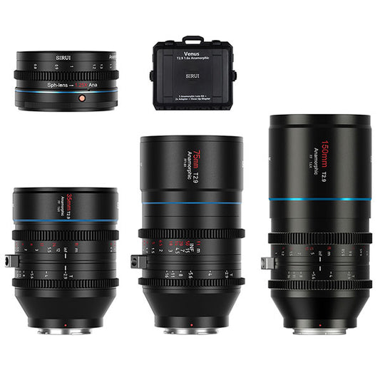 SIRUI Venus 1.6 x 3 SET B-L-JP アナモルフィックレンズ 1.6x Full Frame 3本セット Leica Lマウント用 マウントアダプター付属