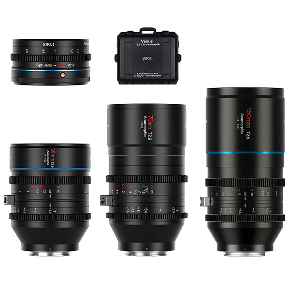 SIRUI Venus 1.6 x 3 SET B-Z-JP アナモルフィックレンズ 1.6x Full Frame 3本セット Nikon Zマウント用 マウントアダプター付属