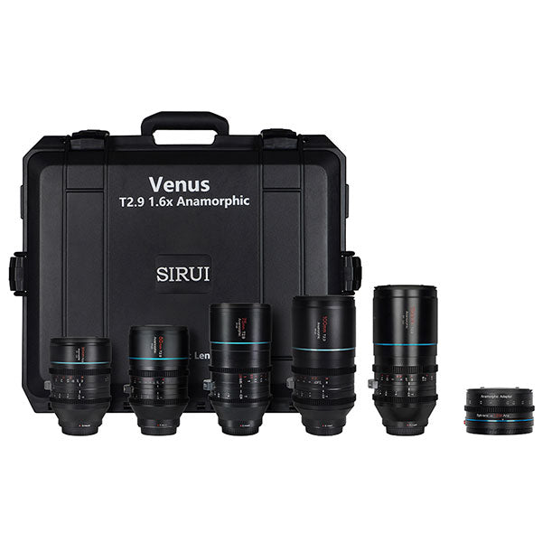 SIRUI Venus 1.6x Full Set-E-JP アナモルフィックレンズ 1.6x Full Frame 5本セット SONY Eマウント用 マウントアダプター付属