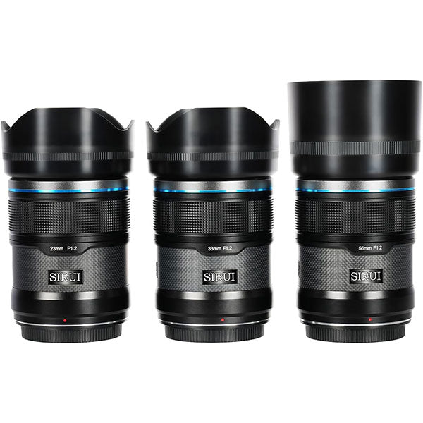 SIRUI Sniper Set AS-3S-EB-JP 23/33/56mm オートフォーカスレンズ Eマウント用 3本セット ブラック