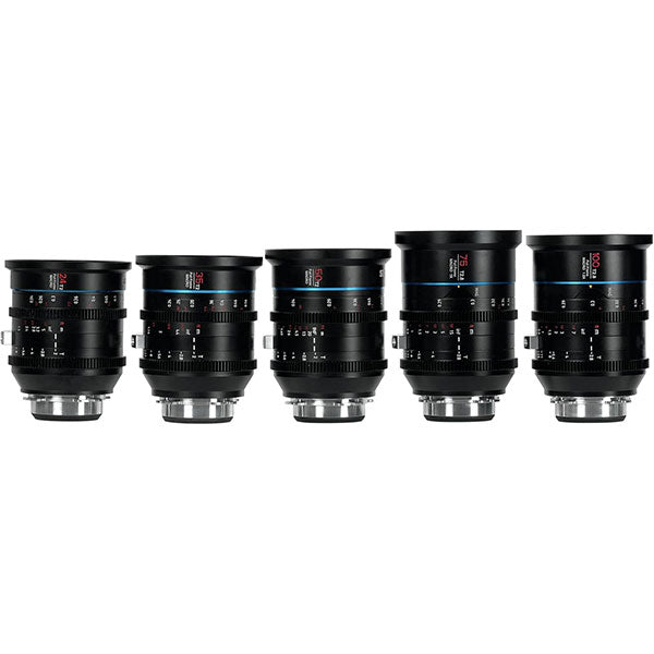 SIRUI Jupiter 5 Set -EF-JP 24/35/50/75/100mm マクロ/単焦点シネマレンズ EFマウント用 5本セット