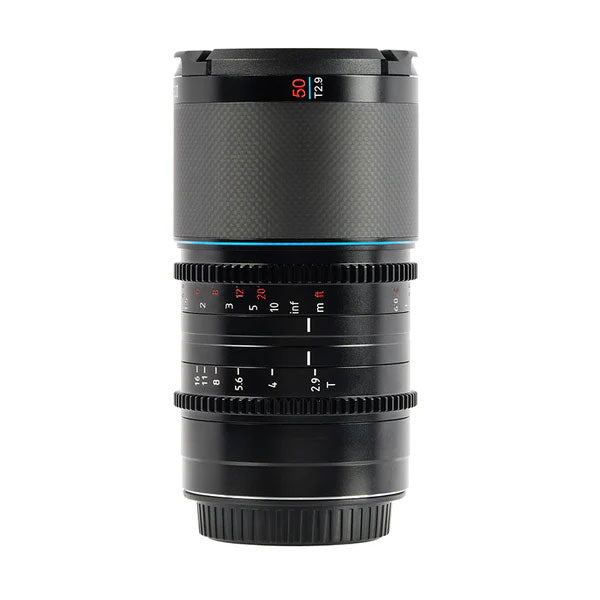 SIRUI Saturn RF50B-JP 50mm カーボンファイバーアナモルフィックレンズ RF/ブルーフレア Canon RFマウント用