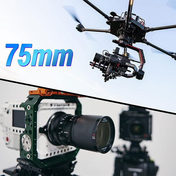 SIRUI Saturn DL75N-JP 75mm カーボンファイバーアナモルフィックレンズ DL/ナチュラルフレア DJI DLマウント用