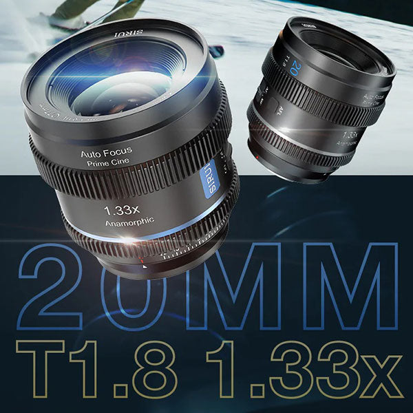 SIRUI 20AF133X-LN-JP オートフォーカスアナモルフィックレンズ T1.8 S35 20mm L/ナチュラル
