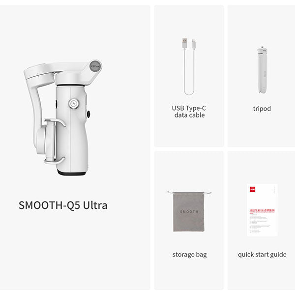 ジーウン SMOOTH-Q5 Ultra ZHIYUN スマホ用ジンバル