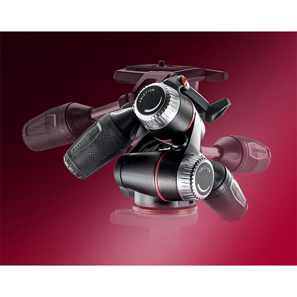 《2年延長保証付》 マンフロット MHXPRO-3W X-PRO 3ウェイ雲台クイックリリースプレート付き