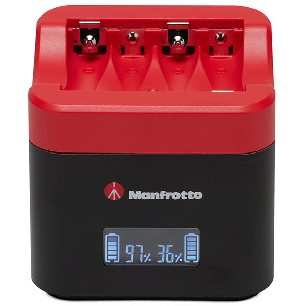 マンフロット Pro CUBE3 ツインチャージャー フジフイルム用(NP-W126/NP-W126S/NP-W235対応) MANPROCUBEF