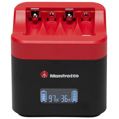 マンフロット Pro CUBE3 ツインチャージャー フジフイルム用(NP-W126/NP-W126S/NP-W235対応) MANPROCUBEF