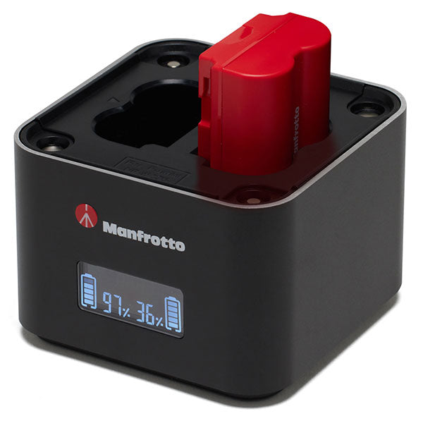 マンフロット Pro CUBE3 ツインチャージャー フジフイルム用(NP-W126/NP-W126S/NP-W235対応) MANPROCUBEF