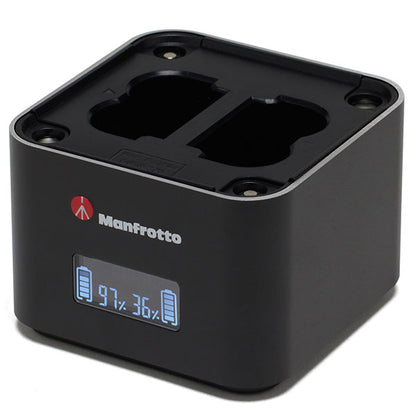 マンフロット Pro CUBE3 ツインチャージャー フジフイルム用(NP-W126/NP-W126S/NP-W235対応) MANPROCUBEF