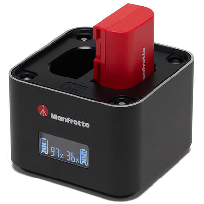 マンフロット Pro CUBE3 ツインチャージャー キヤノン用(LP-E6/LP-E6N/LP-E6NH/LP-E6P/LP-E8/LP-E17対応) MANPROCUBE3C