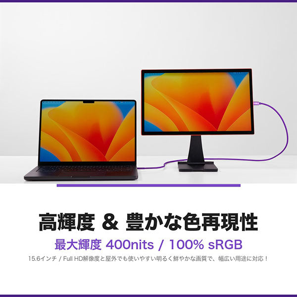 エスプレッソディスプレイズ 900-00062 エスプレッソライト15 モバイルモニター 15.6インチ USB-C接続 ミント