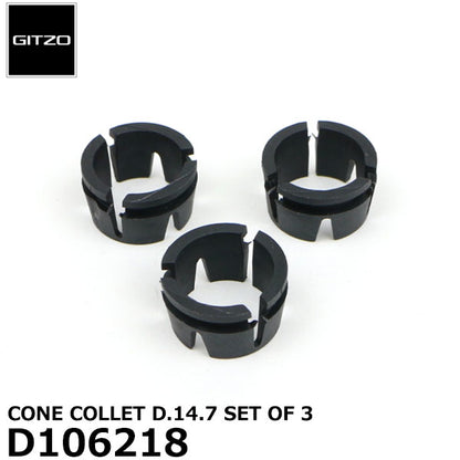 GITZO スペアパーツ D106218 CONE COLLET D.14.7 SET OF 3