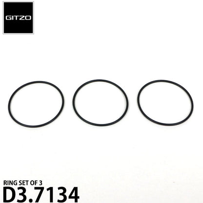 GITZO スペアパーツ D3.7134 RING SET OF 3 ※欠品：ご注文後、約3～4ヶ月かかります。