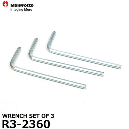 マンフロット スペアパーツ R3.2360 WRENCH SET OF 3 ※欠品：ご注文後、約3～4ヶ月かかります