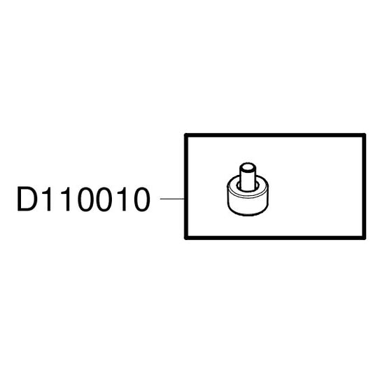 GITZO スペアパーツ D110010 FOOT ※1個単位の販売です ※欠品：ご注文後、3～4ヶ月かかります