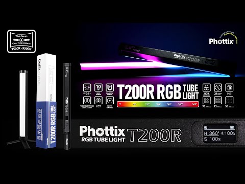 Phottix T200R RGBチューブライト – 写真屋さんドットコム