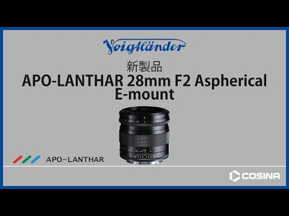 コシナ フォクトレンダー APO-LANTHAR 28mm F2 Aspherical ソニーEマウント用