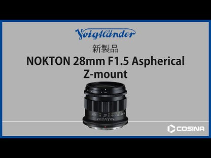コシナ フォクトレンダー NOKTON 28mm F1.5 Aspherical フルサイズ対応 ニコンZマウント用