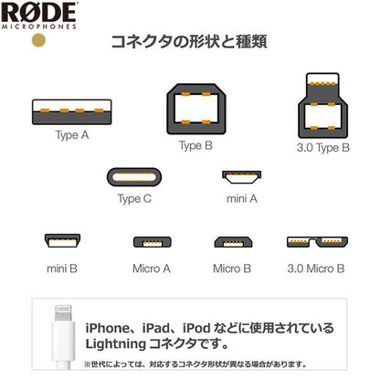 RODE SC21 USB-C - Lightning アクセサリーケーブル