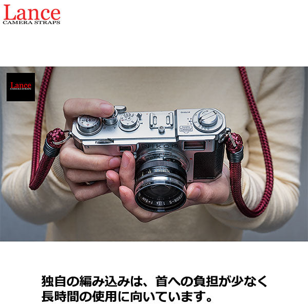 ランスカメラストラップ NNS-DB36 ノンアジャストネックストラップ36インチ ダークブルー