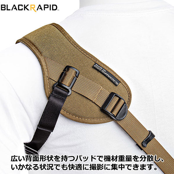 BLACKRAPID 191002 カメラストラップ スポーツ X コヨーテ