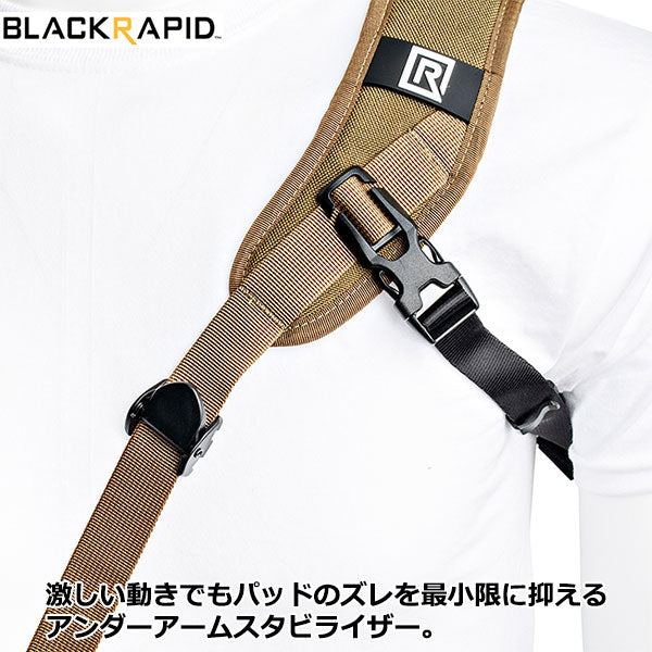 BLACKRAPID 191002 カメラストラップ スポーツ X コヨーテ – 写真屋 