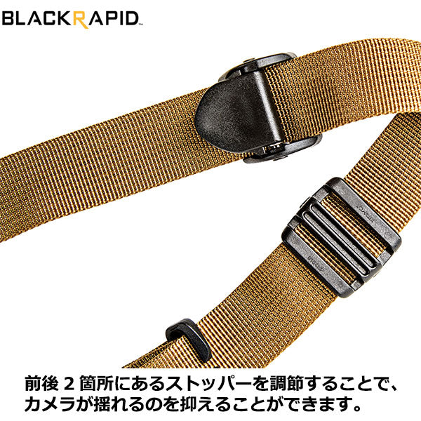 BLACKRAPID 191002 カメラストラップ スポーツ X コヨーテ