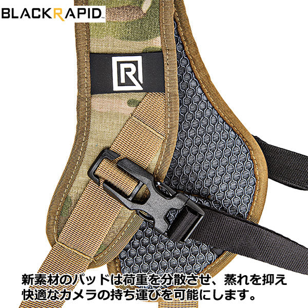 BLACKRAPID 291008 カメラストラップ スポーツ X マルチテラインカモ