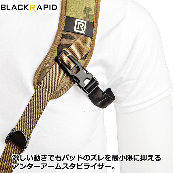 BLACKRAPID 291008 カメラストラップ スポーツ X マルチテラインカモ