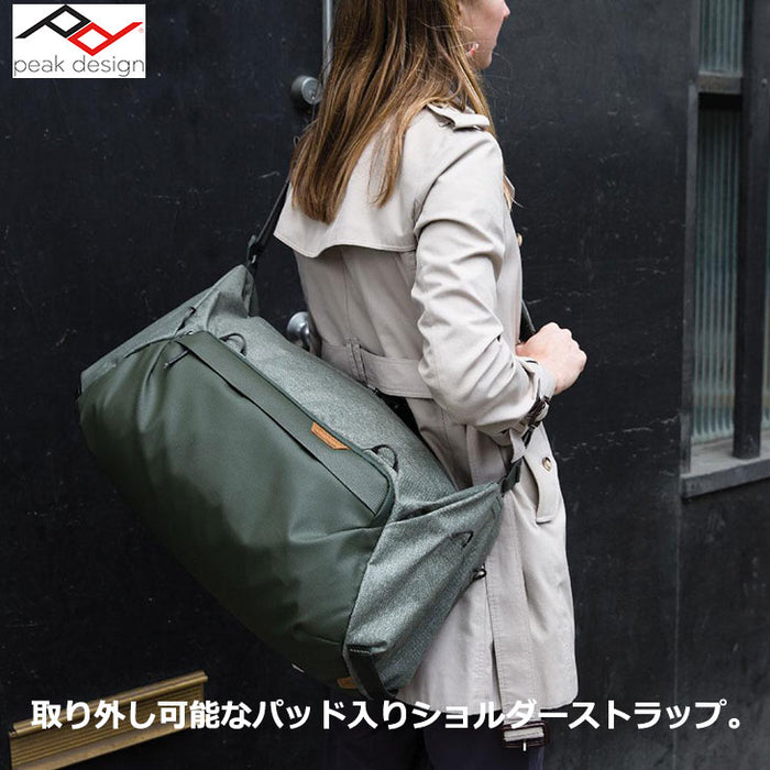 《在庫限り》 ピークデザイン BTRD-35-SG-1 トラベルダッフル 35L セージ