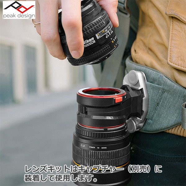 Peak Design lens kit ニコン Fマウント用スマホ/家電/カメラ