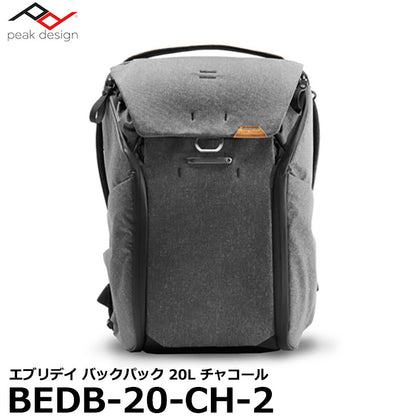 ピークデザイン BEDB-20-CH-2 エブリデイ バックパック 20L V2 チャコール