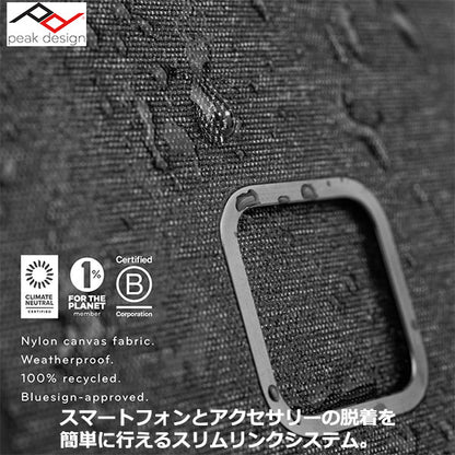 ピークデザイン M-MC-AE-CH-1 iPhone 12/12Pro専用 エブリデイ ケース チャコール