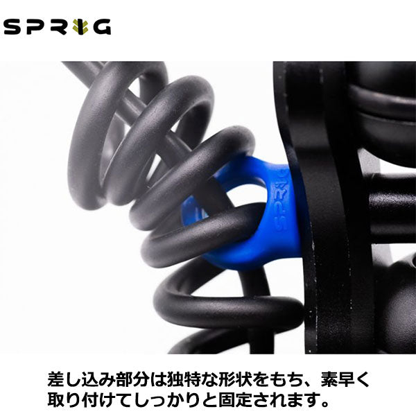 スプリッグ Sprig S6PK-1420-BK ケーブルフック 1/4インチネジ穴用1/4 -20 6個入り ブラック