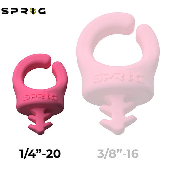 スプリッグ Sprig S6PK-1420-PK ケーブルフック 1/4インチネジ穴用1/4 -20 6個入り ピンク