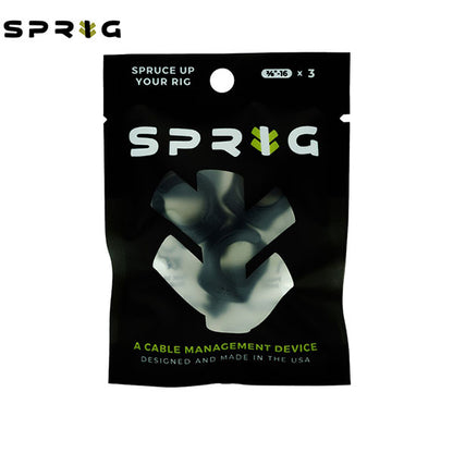 スプリッグ Sprig S3PK-3816-BK ケーブルフック 3/8インチネジ穴用3/8-16 3個入り ブラック