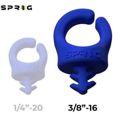 スプリッグ Sprig S3PK-3816-BL ケーブルフック 3/8インチネジ穴用3/8-16 3個入り ブルー