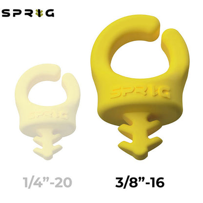 スプリッグ Sprig S3PK-3816-Y ケーブルフック 3/8インチネジ穴用3/8-16 3個入り イエロー