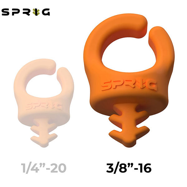 スプリッグ Sprig S3PK-3816-O ケーブルフック 3/8インチネジ穴用3/8-16 3個入り オレンジ